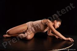 Underwear Woman Black Laying poses - ALL Average medium black Standard Photoshoot  Academic